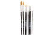Materialy hobbystyczne - Creativ Company Gold Line Brushes - 8 pcs. - 10747