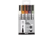 Przybory do pisania i rysowania - Creativ Company Chalk Markers Pastels 5pcs. - 37386