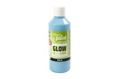 Materialy hobbystyczne - Creativ Company Glow in the dark paint - Light blue 250ml - 34930