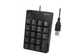 Klawiatura - LogiLink Keypad with USB connection 19 keys - Blok numeryczny - Czarny - ID0184