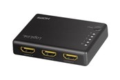 Przelacznik ekranu i dzwieku - LogiLink HDMI splitter 1x4-Port 4K/30 Hz HDCP CEC slim - HD0036