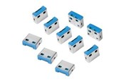 Akcesoria komputerowe - LogiLink USB-A port blocker (10x locks) - AU0046