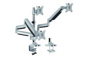 Uchwyt na monitor - LogiLink Triple monitor mount 13–32" aluminum 2x gas spring - BP0052