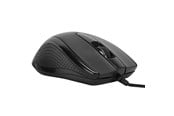 Myszka - Targus Full-Size Optical Antimicrobial Wired Mouse - Myszy - Optyczny - Czarny - AMU81AMGL