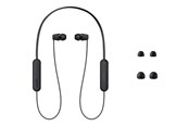 Sluchawki, zestaw sluchawkowy - Sony WI-C100 - Wireless In-ear Headphones - Black - WIC100B.CE7