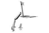 Uchwyt na monitor - LogiLink Sit-stand workstation monitor desk mount 13–32" - BP0040