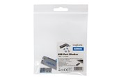 Akcesoria komputerowe - LogiLink USB-A port blocker (1x key and 4x locks) - AU0043