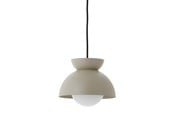 Dekoracje - Frandsen BUTTERFLY PENDANT 18x21 CM - TAN GREY MATT - 125255