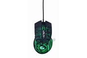 Myszka - Gembird USB LED Gaming Mouse - Myszka do gier - Optyczny - 7 - Czarny - MUSG-RGB-01