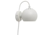 Dekoracje - Frandsen BALL WALL LAMP - MATT WHITE - 104756