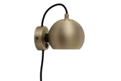 Dekoracje - Frandsen BALL WALL LAMP - MATT ANTIQUE BRASS - 104741