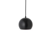 Dekoracje - Frandsen BALL PENDANT 18 CM - MATT BLACK - 100193