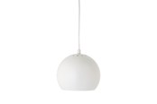 Dekoracje - Frandsen BALL PENDANT 18 CM - MATT WHITE - 100194