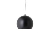 Dekoracje - Frandsen BALL PENDANT 25 CM - MATT BLACK - 119322