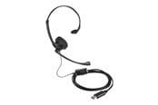 Słuchawki, zestaw słuchawkowy - Kensington USB Mono Headset Inline controls USB A - K80100WW