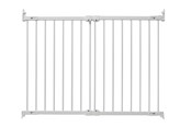 Akcesoria dla niemowląt - BabyDan FlexiFit Safety Gate Metal White 67-105.5 cm - 500807