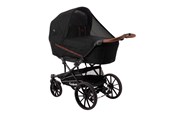 Akcesoria dla niemowlat - BabyDan Deluxe Mosquito Net for Pram Black - 500103