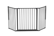 Akcesoria dla niemowlat - BabyDan Flex M Safety Gate Black 90-146 cm - 500978
