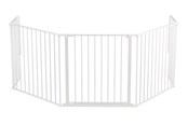 Akcesoria dla niemowląt - BabyDan Flex XL Safety Gate White 223-278 cm - 500993