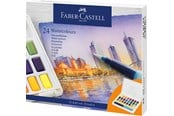 Przybory do pisania i rysowania - Faber-Castell Watercolours in pans 24ct set - 169724