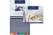 Przybory do pisania i rysowania - Faber-Castell Watercol. penc. Goldfaber Aqua tin of 24 - 114624