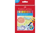 Przybory do pisania i rysowania - Faber-Castell Twistable Wax Crayons cardboard of 24 - 120004