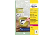 Papier, papier fotograficzny i etykiety - Avery Heavy duty labels removable white suitable for in- and outdoor use (-20oC to +80oC) - L4776REV-20