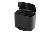 Akcesoria do czyszczenia - brabantia Bo Brabantia 11L + 23L Bo Pedal Bin - Matt Black - 121227