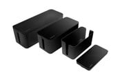 Zarzadzanie kablami - LogiLink Kabelbox-Set 3 Größen schwarz - KAB0077