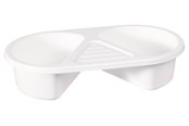 Akcesoria dla niemowląt - Bébé-jou Bebé-jou Top/tail Bowl white - 500214