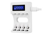Bateria - Deltaco Ultimate Ni-Mh USB charger with 4 x AAA ba - C704A4-4xAAA