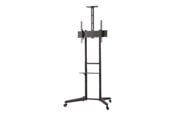 Uchwyty scienne, uchwyty AV i meble AV - Neomounts FL50-550BL1 - cart - for flat panel / AV System / camera - black - Max 50 kg - recommended for 70" - FL50-550BL1