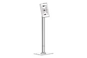 Uchwyty ścienne, uchwyty AV i meble AV - Neomounts FL15-650WH1 - stand - for tablet - white - Max - recommended for 9.7", 10.1", 10.2", 10.4", 10.5", 10.9", 11" - FL15-650WH1