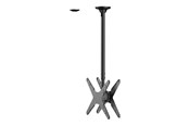 Uchwyty ścienne, uchwyty AV i meble AV - Neomounts - mounting kit - full-motion - for 2 flat panels - black - Max 100 kg - recommended for 75" - FPMA-C340DBLACK