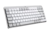 Klawiatura - Logitech MX Mechanical Mini for Mac - Minimalist Wireless Illuminated Performance Keyboard Pale Grey - FR - Klawiatury - Francja - Szary - 920-010795