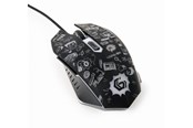 Myszka - Gembird Wired optical mouse 6B Grafix - Myszy - Optyczny - 6 - Czarny - MUS-6B-GRAFIX-01
