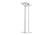 Uchwyty ścienne, uchwyty AV i meble AV - Neomounts FL15-750WH1 - stand - for tablet - white - Max - recommended for 9.7", 10.1", 10.2", 10.4", 10.5", 10.9", 11" - FL15-750WH1