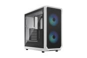 Obudowa komputerowa - Fractal Design Focus 2 RGB - White TG Clear Tint - Obudowa komputerowa - Miditower - Biały - FD-C-FOC2A-04