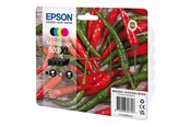 Tusz, toner i material eksploatacyjny - Epson 503XL Multipack - 4-pack - XL - black yellow cyan magenta - original - ink cartridge - C13T09R64010