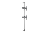 Uchwyty ścienne, uchwyty AV i meble AV - Multibrackets M Pro Series - stand - for 2 LCD displays - black - Max 60 kg - recommended for 65" - 7350105214158