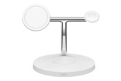 Telefon - Adapter i Ladowarka - Belkin BOOST CHARGE PRO wireless charging stand - with MagSafe - + AC power adapter - 15 Watt - WIZ017VFWH
