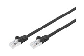 Kabel sieciowy - DIGITUS patch cable - 10 m - black - Czarny - 10m - DB-160144-100-S