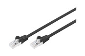 Kabel sieciowy - DIGITUS patch cable - 5 m - black - Czarny - 5m - DB-160144-050-S