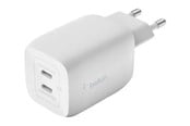 Telefon - Adapter i Ladowarka - Belkin BoostCharge Pro Dual USB-C GaN Wall Charger with PPS 65W - White - WCH013VFWH