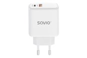 Telefon - Adapter i Ladowarka - Savio LA-06 power adapter - USB USB-C - 30 Watt - SAVLA-06