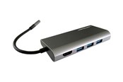 Stacja dokujaca - LC Power LC-HUB-C-MULTI-5 - docking station - USB-C - HDMI - GigE - LC-HUB-C-MULTI-5