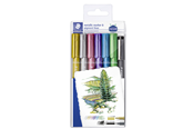 Konferencja i prezentacja - Staedtler Metallic pen 6 pcs & 1pigment liner - 8323-SWP6P