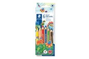 Przybory do pisania i rysowania - Staedtler Noris® super jumbo 129 6 coloured pencils assorted colours - 129 NC6