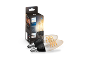 Inteligentny dom - Philips Hue White Ambiance E14 Filament Candle 2-Pack - 929003145202