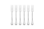 Zastawa stolowa - Gense Cake fork Oxford 16.2 cm 6 pcs. Bright steel - 20502